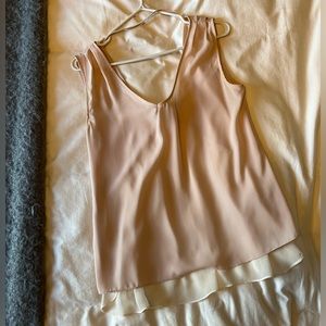 Anthropologie - light pink tank top